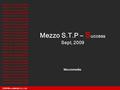 Where your success awaits 2009 MezzoMedia Co., Ltd. Mezzo S.T.P – S uccess Sept, 2009 Mezzomedia.