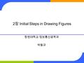 2 장 Initial Steps in Drawing Figures 창원대학교 정보통신공학과 박동규.