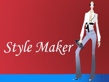 1. 2 주 제 : 스타일메이커전문쇼핑몰 담당교수 : 권귀석 교수님 Style Maker 사업계획서.