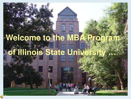 Welcome to the MBA Program