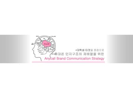 Anycall Brand Communication Strategy