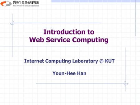 Introduction to Web Service Computing