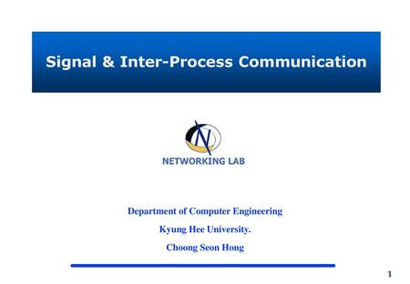 Signal & Inter-Process Communication