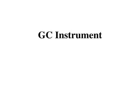 GC Instrument.