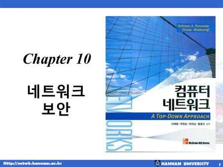 Chapter 10 네트워크 보안.