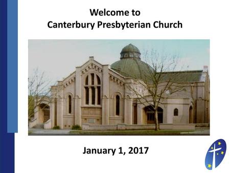 Welcome to Canterbury Presbyterian Church