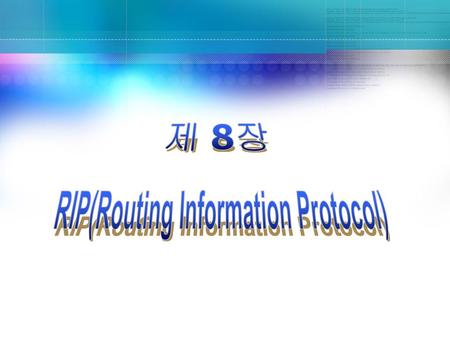 RIP(Routing Information Protocol)