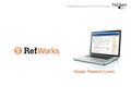 A research support tool from ProQuest.. - 2 - RefWorks 사용과정 요약 레퍼런스 저장 논문작성 레퍼런스 관리 [ 레퍼런스 수집 ] - 학술 DB 검색 / 저장 ( 저널논문, 단행본, 학위논문 등 ) - 데이터 직접 입력 [ 참고문헌.