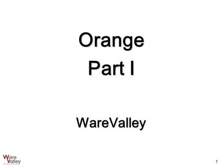 1 Orange Part I WareValley. 2 Orange 기능 Development Tool Schema Browser Query Builder SQL Tool PL/SQL Tool Description Tool Table Editor Loader File Editor.