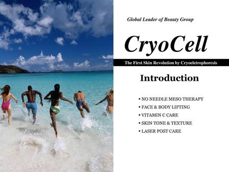 CryoCell Introduction Global Leader of Beauty Group
