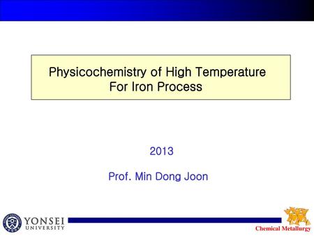 Physicochemistry of High Temperature
