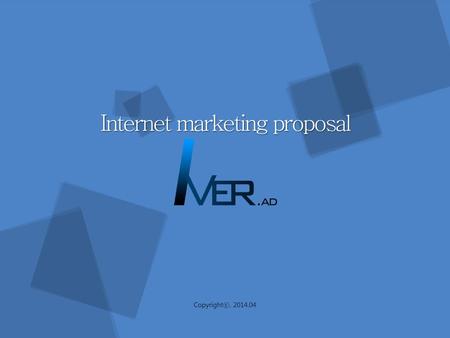 Internet marketing proposal