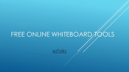 FREE ONLINE WHITEBOARD TOOLS