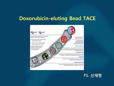 Doxorubicin-eluting Bead TACE