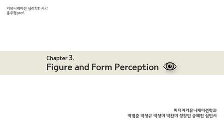 Figure and Form Perception