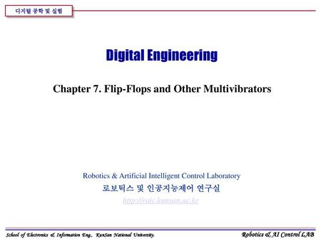 Chapter 7. Flip-Flops and Other Multivibrators