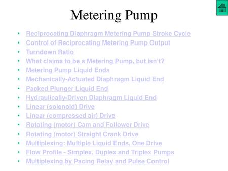 Metering Pump Reciprocating Diaphragm Metering Pump Stroke Cycle
