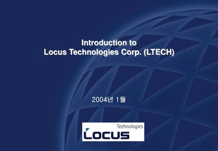 Introduction to Locus Technologies Corp. (LTECH)