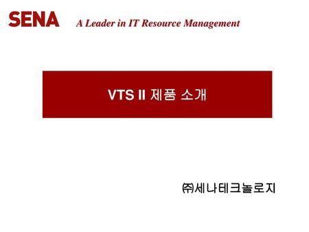 A Leader in IT Resource Management