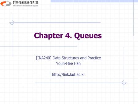 [INA240] Data Structures and Practice