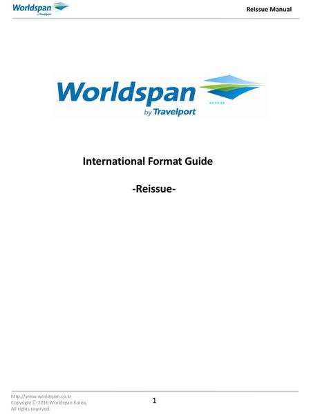 International Format Guide