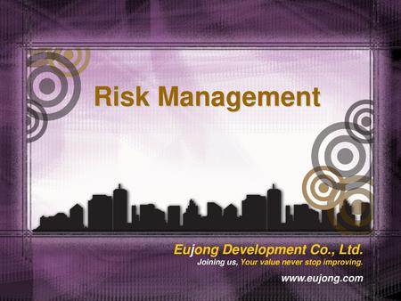 Risk Management Eujong Development Co., Ltd.