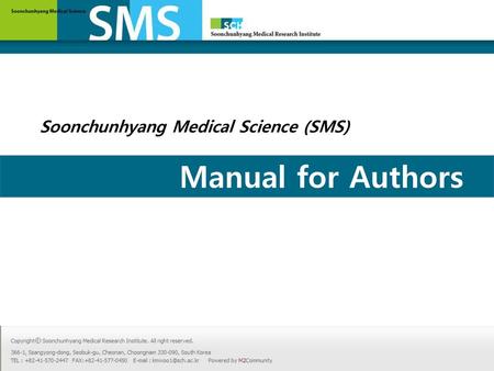Soonchunhyang Medical Science (SMS)