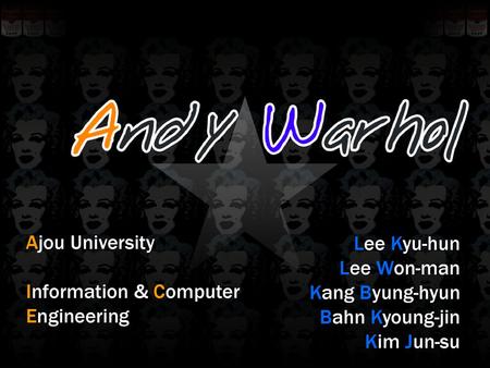 Ajou University Information & Computer Engineering Lee Kyu-hun