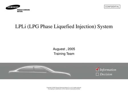 LPLi (LPG Phase Liquefied Injection) System