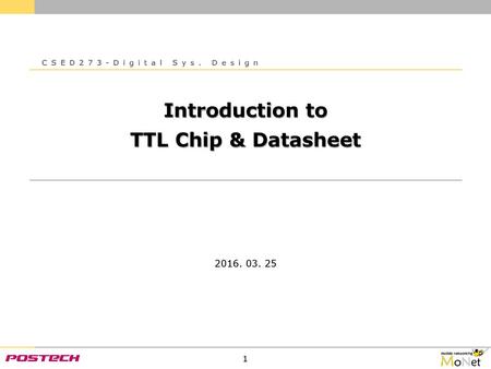Introduction to TTL Chip & Datasheet