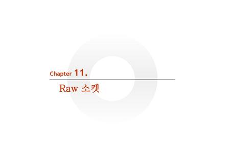 Chapter 11. Raw 소켓.