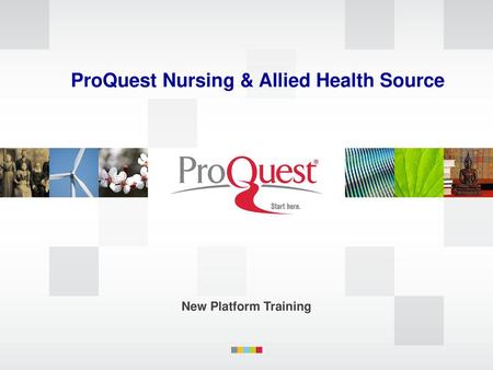ProQuest Nursing & Allied Health Source