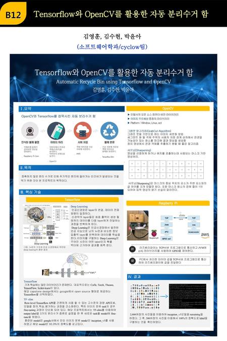 Tensorflow와 OpenCV를 활용한 자동 분리수거 함