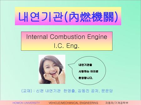 Internal Combustion Engine I.C. Eng.