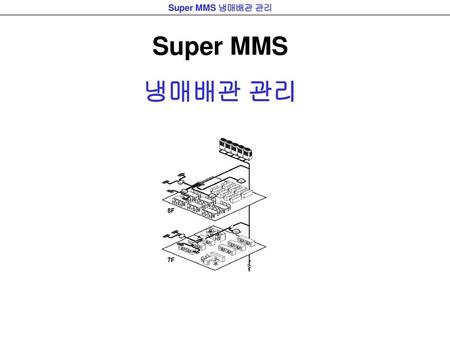 Super MMS 냉매배관 관리.