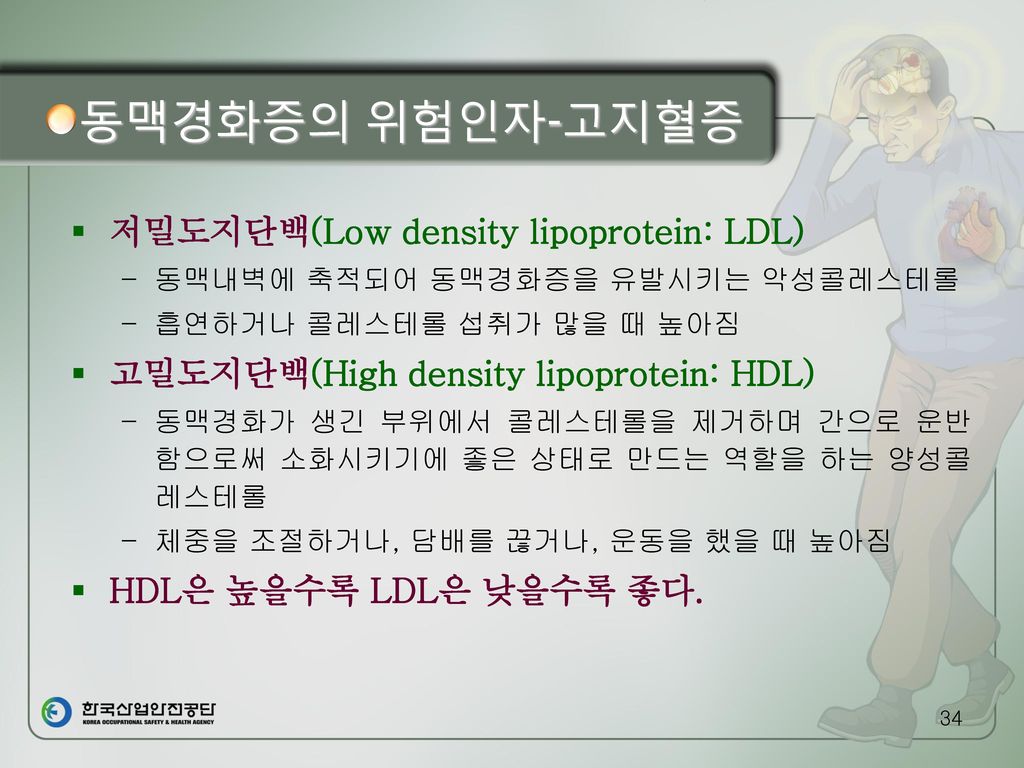 동맥경화증의 위험인자-고지혈증 저밀도지단백(Low density lipoprotein: LDL)