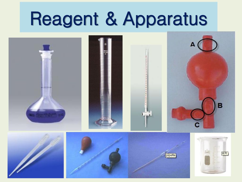 Reagent & Apparatus
