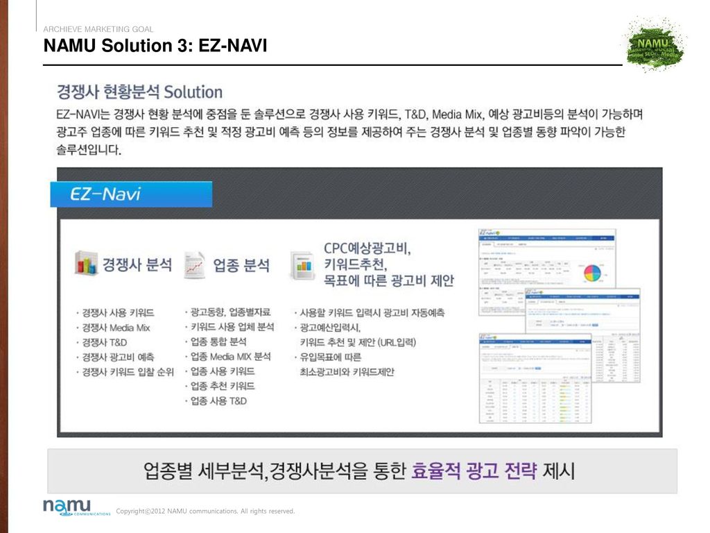 NAMU Solution 3: EZ-NAVI