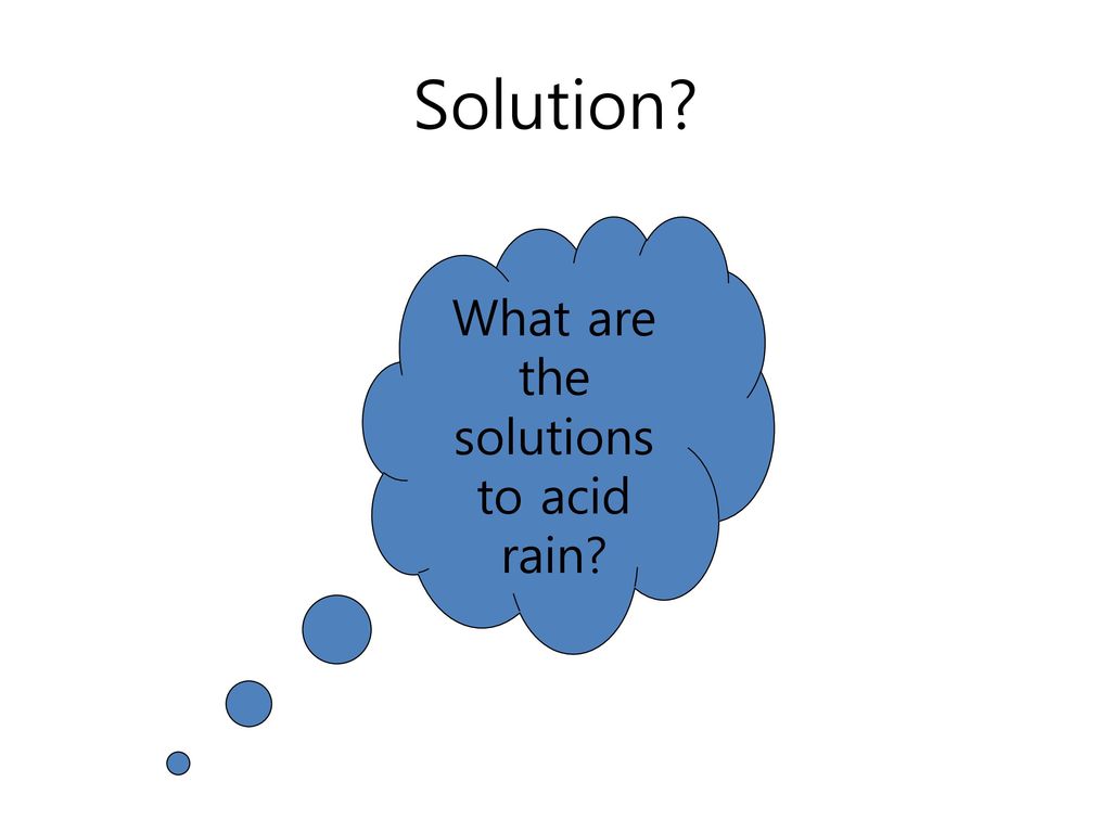 What are the solutions to acid rain