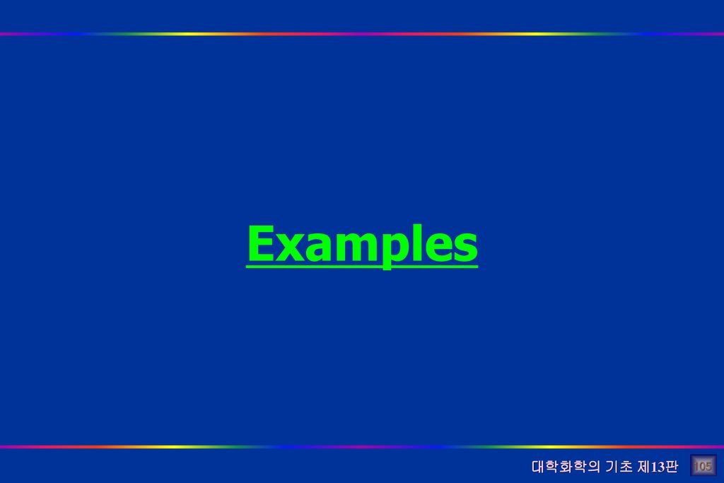 Examples 105