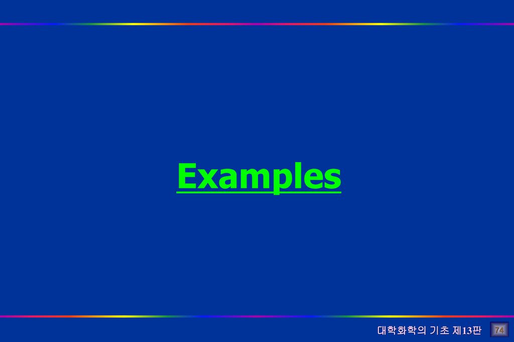 Examples 74