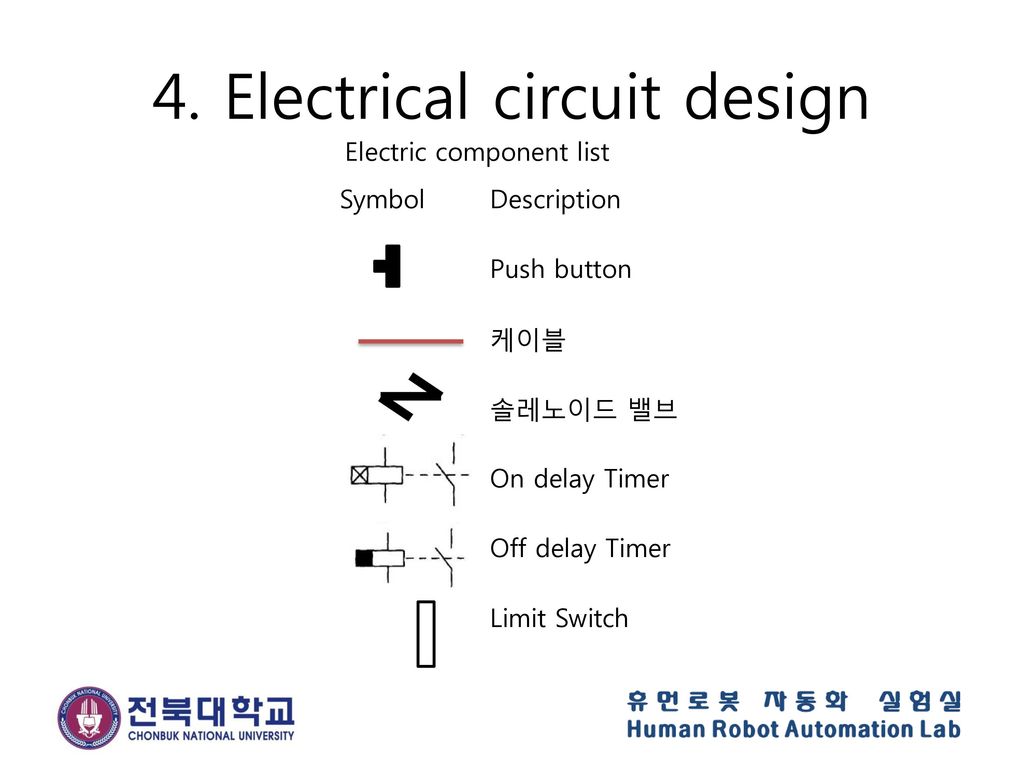 4. Electrical circuit design