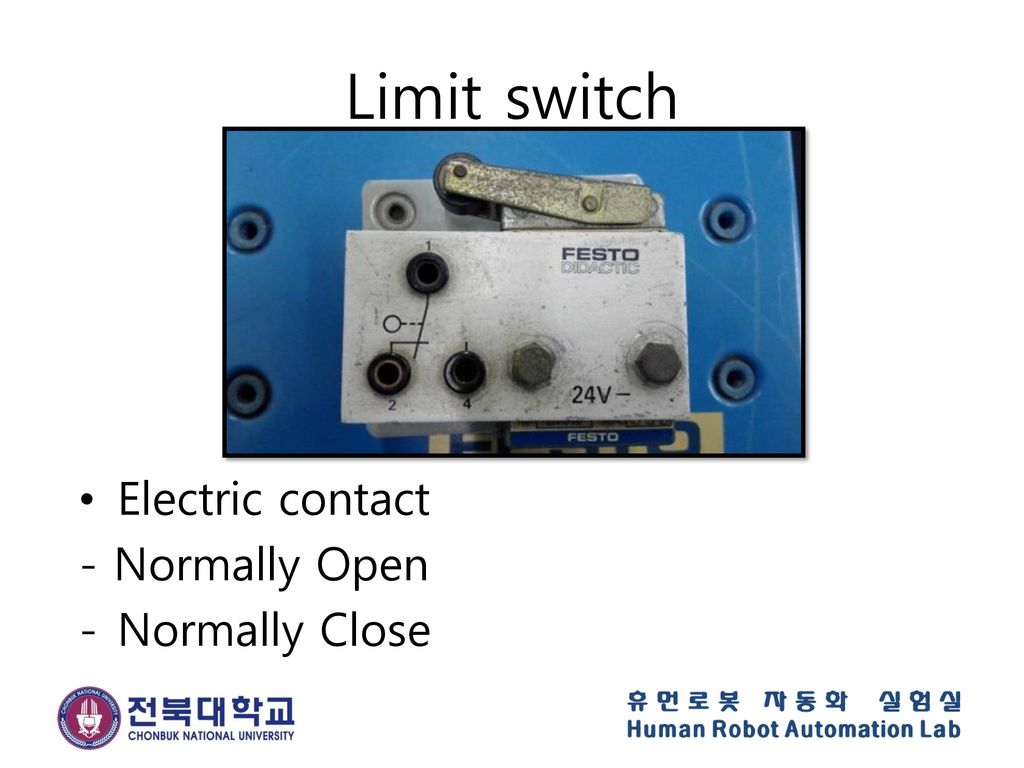 Limit switch Electric contact - Normally Open Normally Close