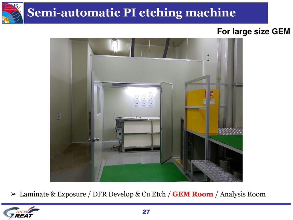 Semi-automatic PI etching machine
