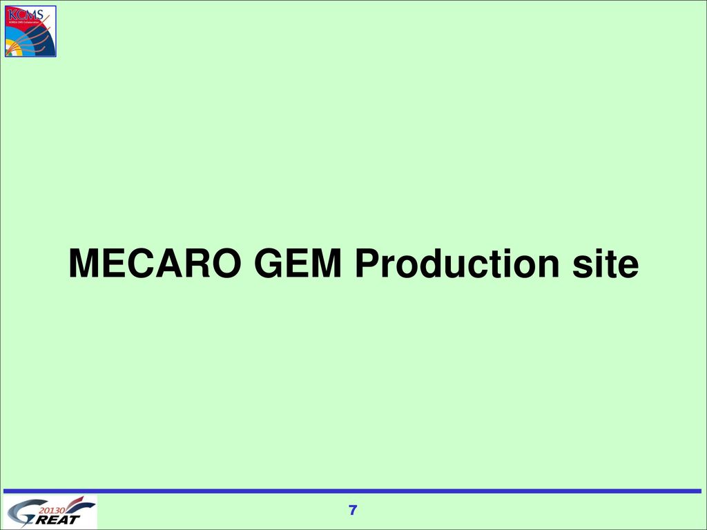 MECARO GEM Production site