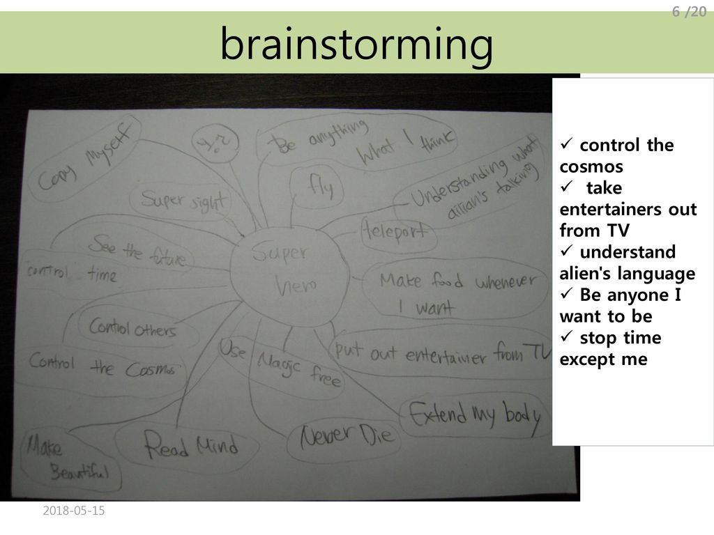 brainstorming control the cosmos take entertainers out from TV