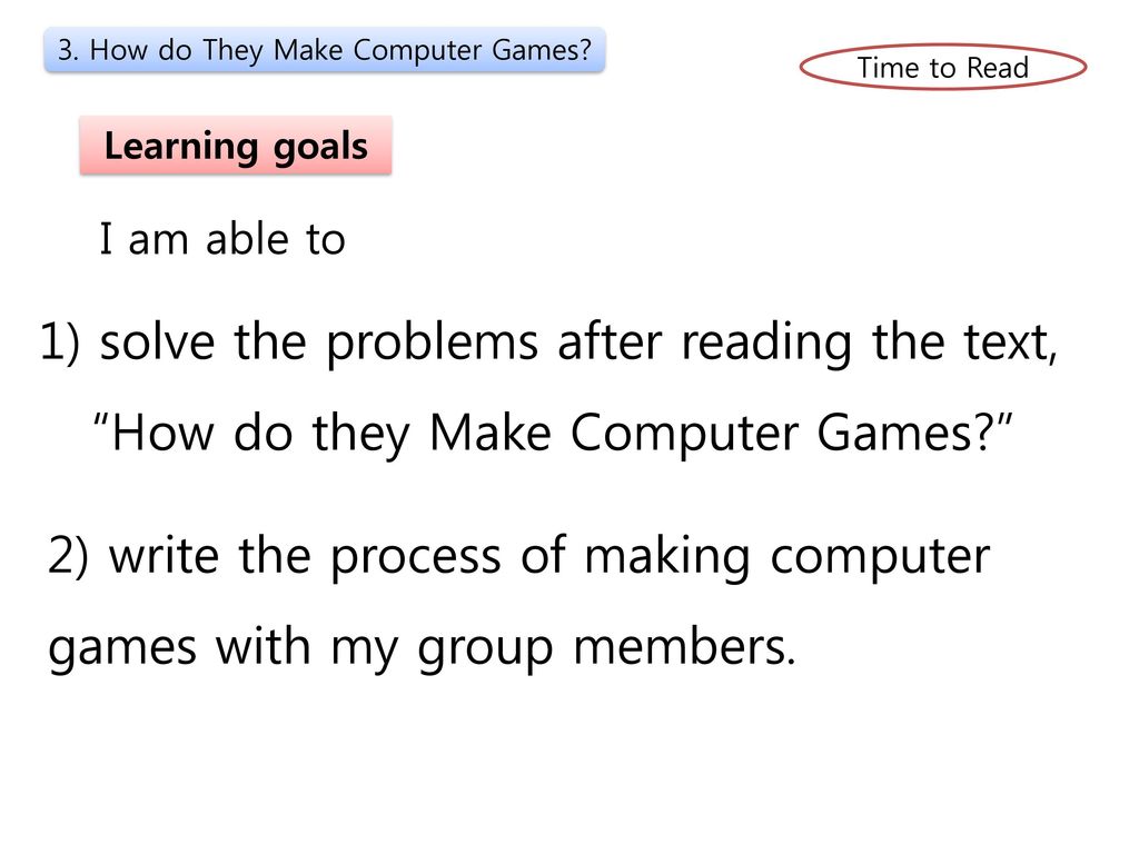 3. How do They Make Computer Games