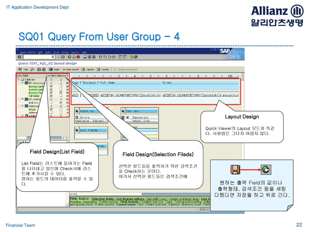 SQ01 Query From User Group - 4