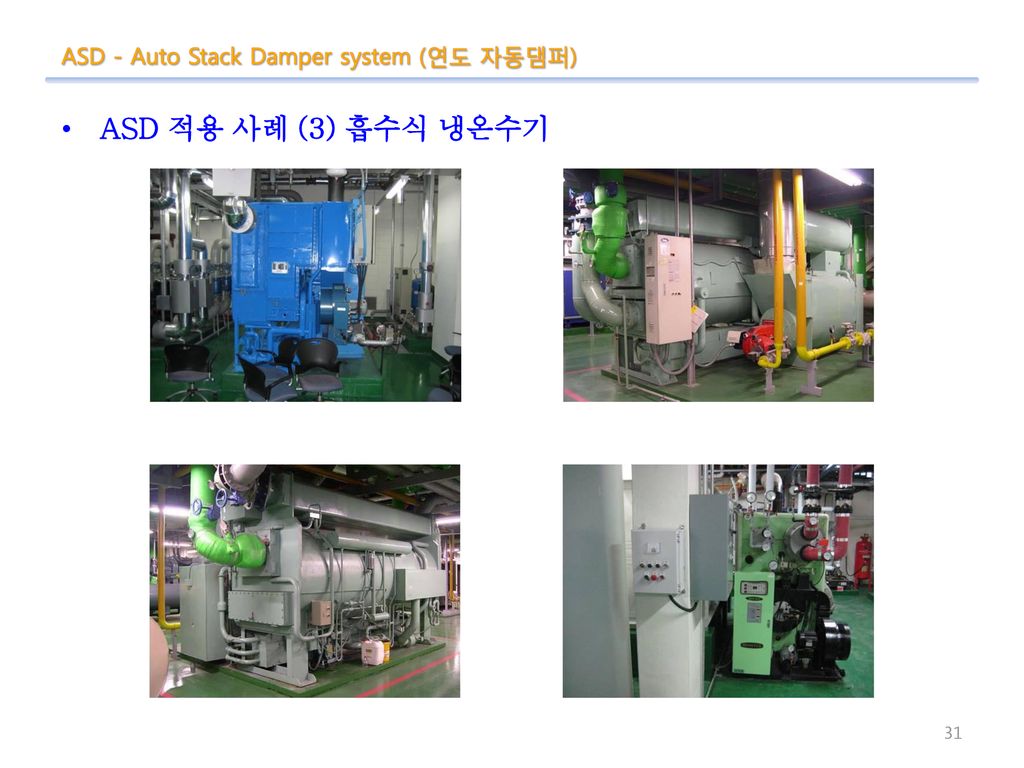 ASD - Auto Stack Damper system (연도 자동댐퍼)