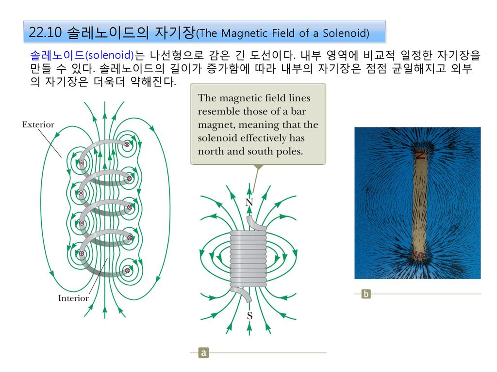 22.10 솔레노이드의 자기장(The Magnetic Field of a Solenoid)
